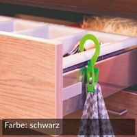 Haken mit Klammer
