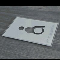 Türschild WC Behinderte