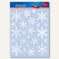 ZDesign Weihnachts-Fensterbild Schneeflocken