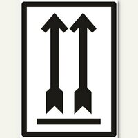 Hinweisetiketten OBEN! NICHT STÜRZEN permanent klebend