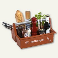 Tragekasten Maitre-Grill mit 2 Fächern
