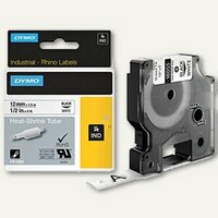 DYMO RHINO Heißschrumpfschlauch schwarz/weiß