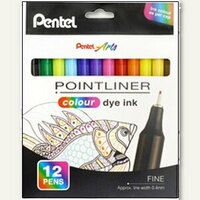 Fineliner Pointliner colour dye ink S40