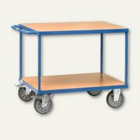 Schwerer Tischwagen mit 2 Böden