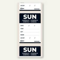 Tages-Etiketten Sonntag