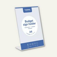 Tischaufsteller Budget