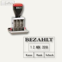 Textplatten-Datumstempel 04060/L Bezahlt