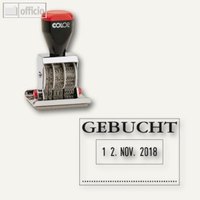 Textplatten-Datumstempel 04060/L Gebucht