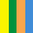 Stabilo Textmarker gelb, grün, orange, blau