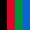 schwarz, rot, grün, blau