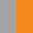 Foldersys Reissverschluss Beutel grau-orange