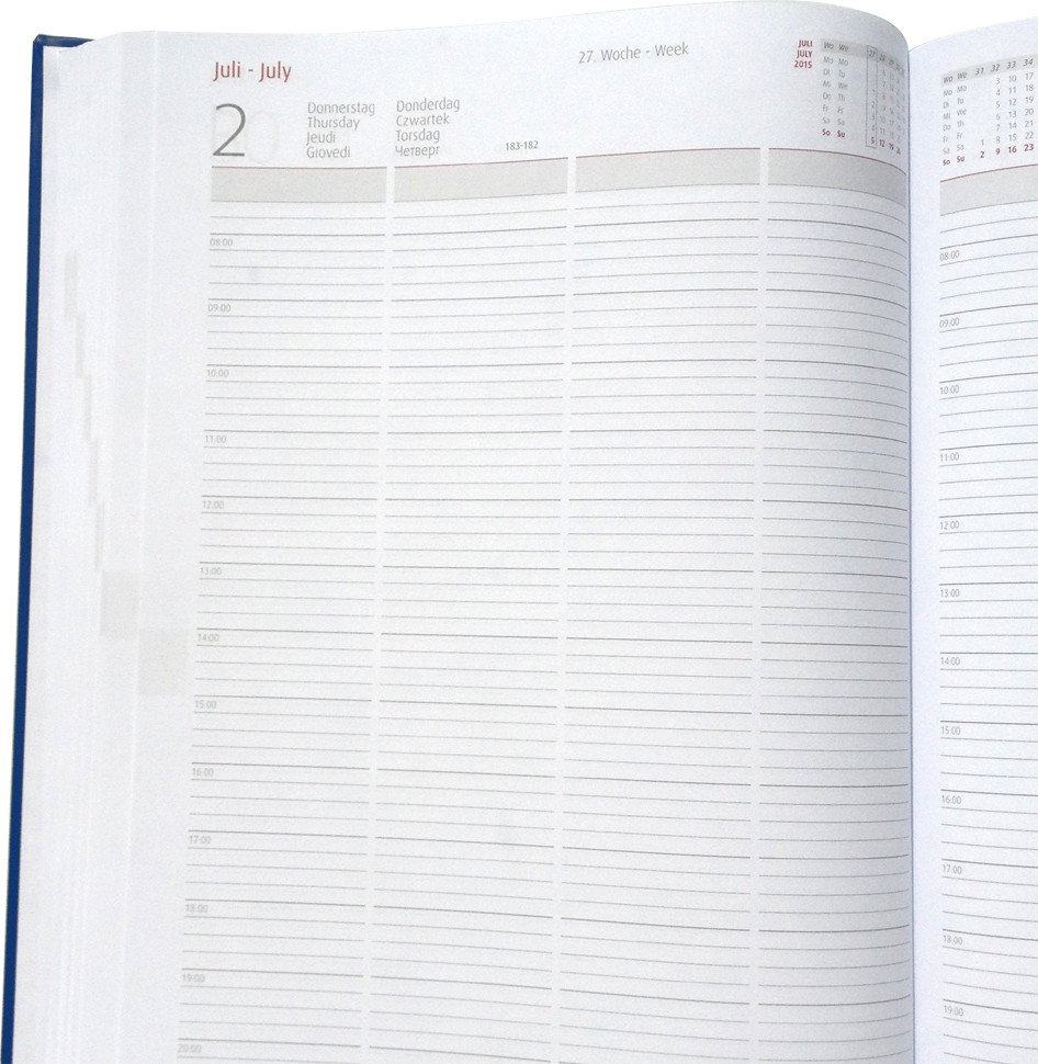officio Planungsbuch/Praxiskalender DIN A4, 1 Tag/1 Seite