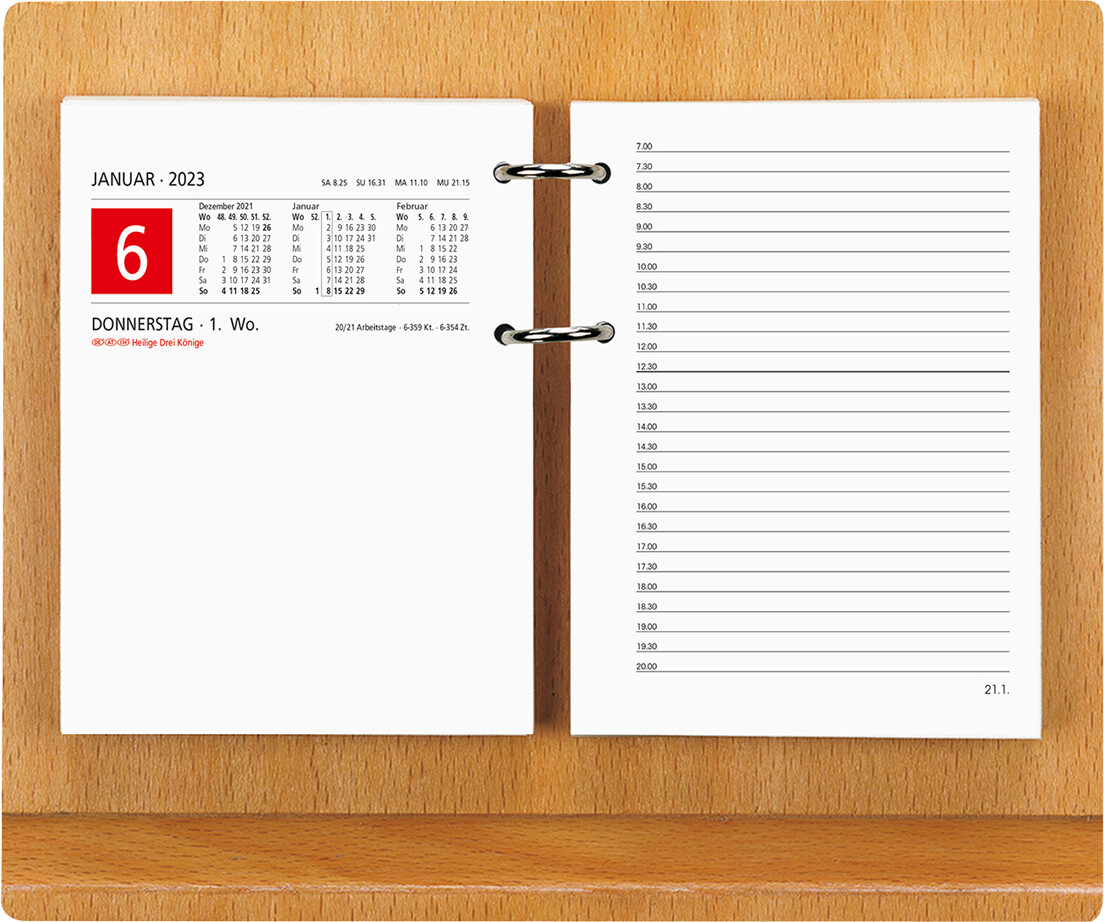 Zettler Kalenderständer für Kalender 338 - 24 x 19 x 4 cm, 333-0000