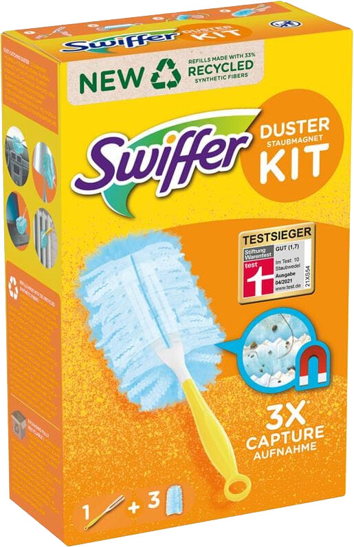 Swiffer Staubmagnet Starterset XXL (XXL + 2 Tücher + 9 Tücher mit  Febrezeduft)