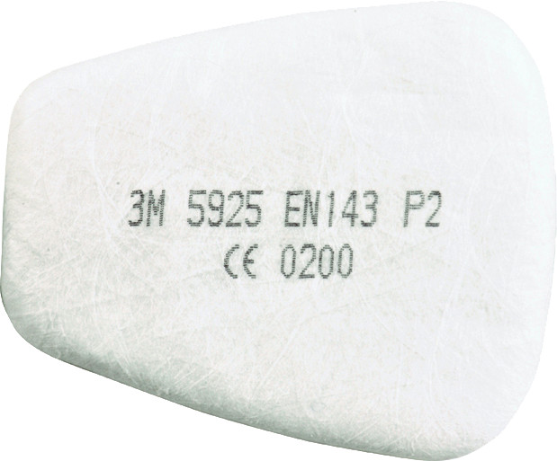 3M 6051 A1 Gasfilter – Für Masken Serie 6000/7000/7500 – 2 Stück, Gegen Organische Dämpfe, Bajonett