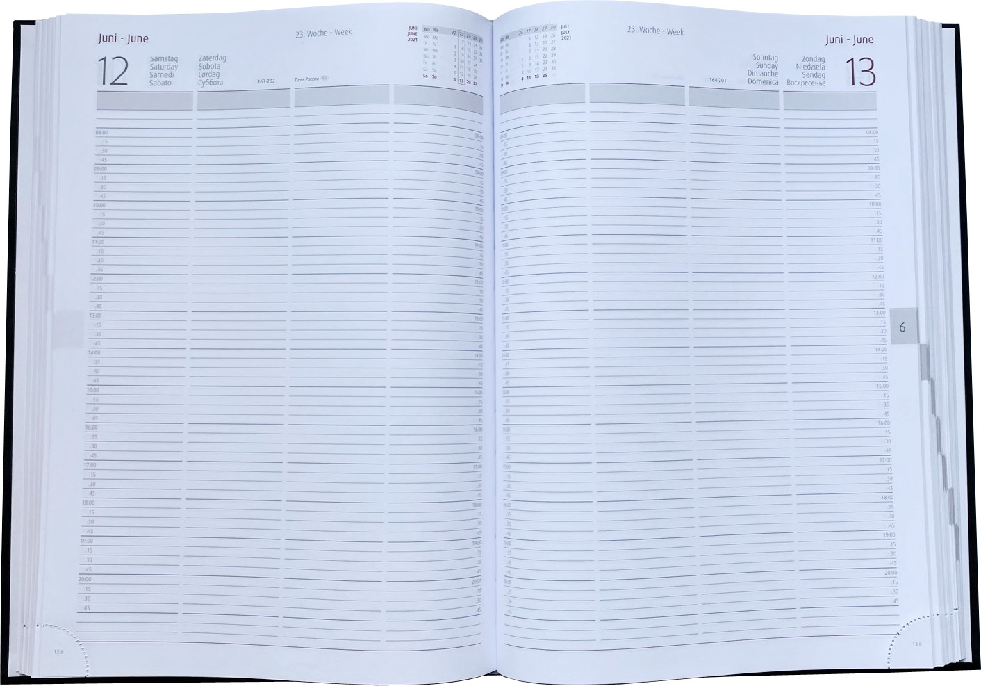 officio Planungsbuch/Praxiskalender DIN A4, 1 Tag/1 Seite