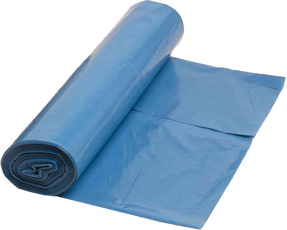 Müllsäcke, LDPE 120 l 110 cm x 70 cm blau