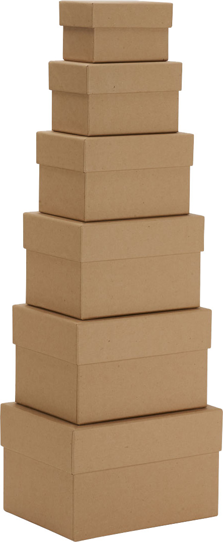 Rössler BOXLINE Kartonagen, rechteckig, div. Größen, 1344453620