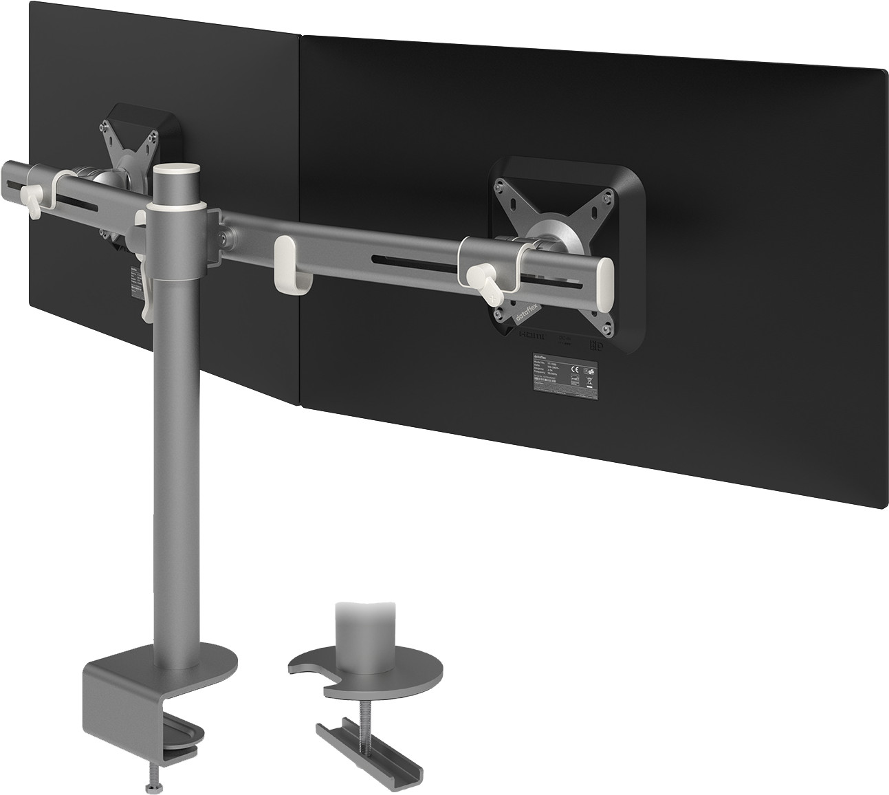 Dataflex Viewmate Monitorarm, 2 Monitore horizontal, 52.642