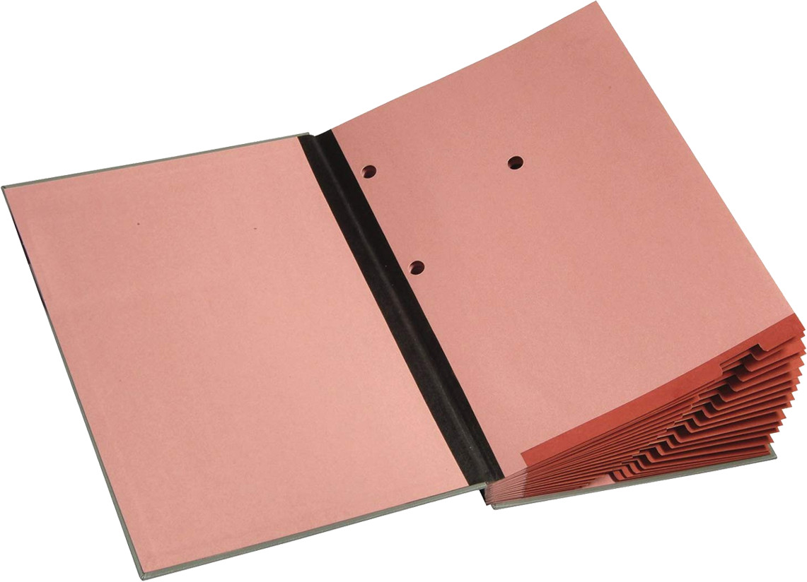 PAGNA Unterschriftenmappe De Luxe DIN A4 Kunststoff Schwarz Rosa 20 Fächer | Schwarz | 127221790