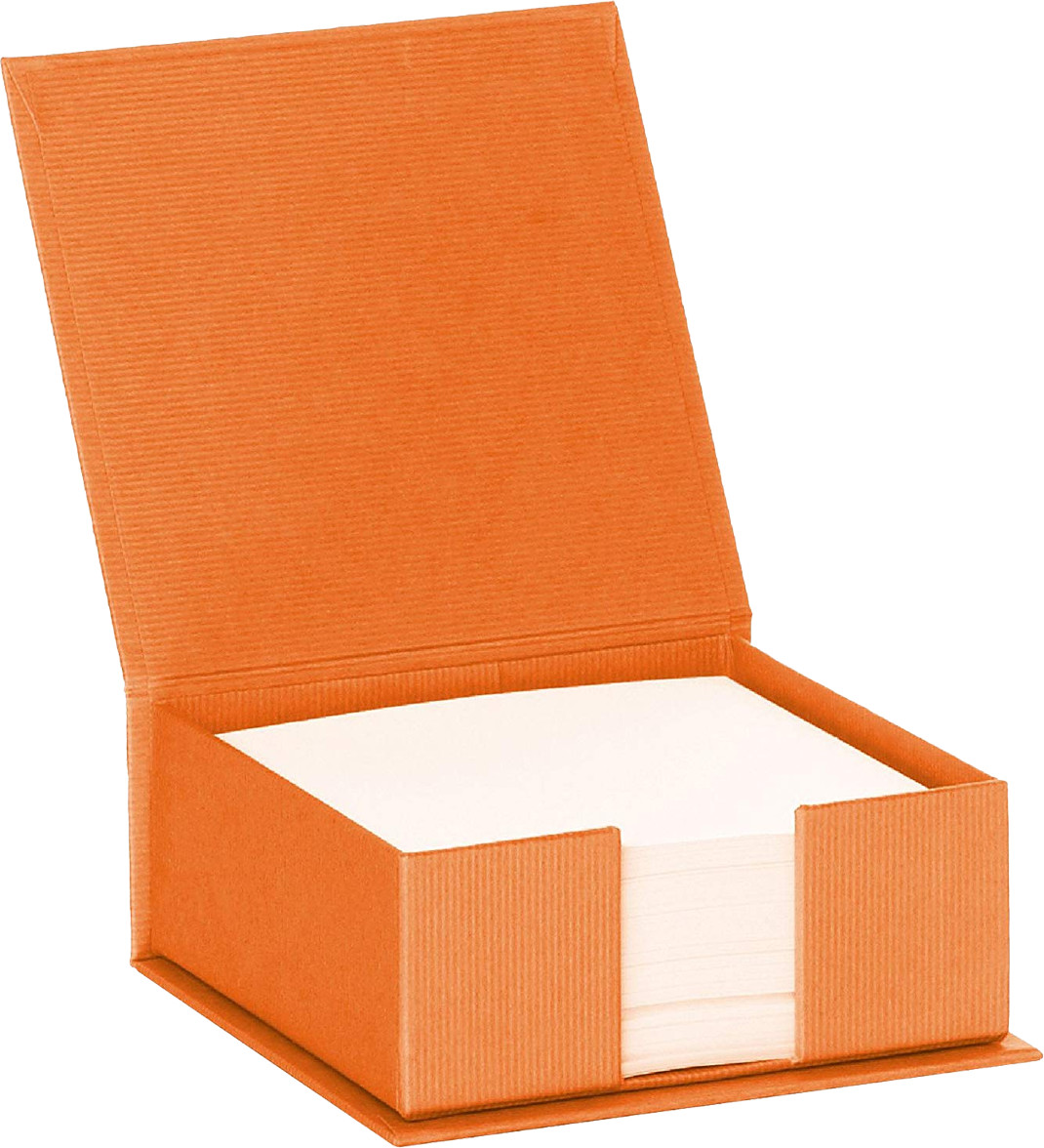 Rössler Zettelkasten S.O.H.O., 11 x 11 x 4.8 cm, gefüllt, sunrise