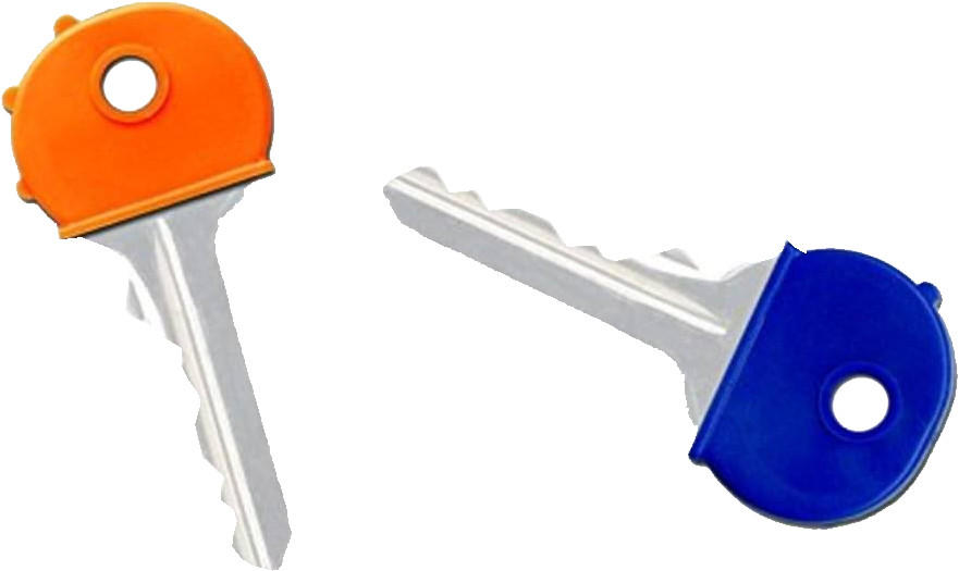 Wedo Schlüsselkappen, rund, Kunststoff, 262 802599