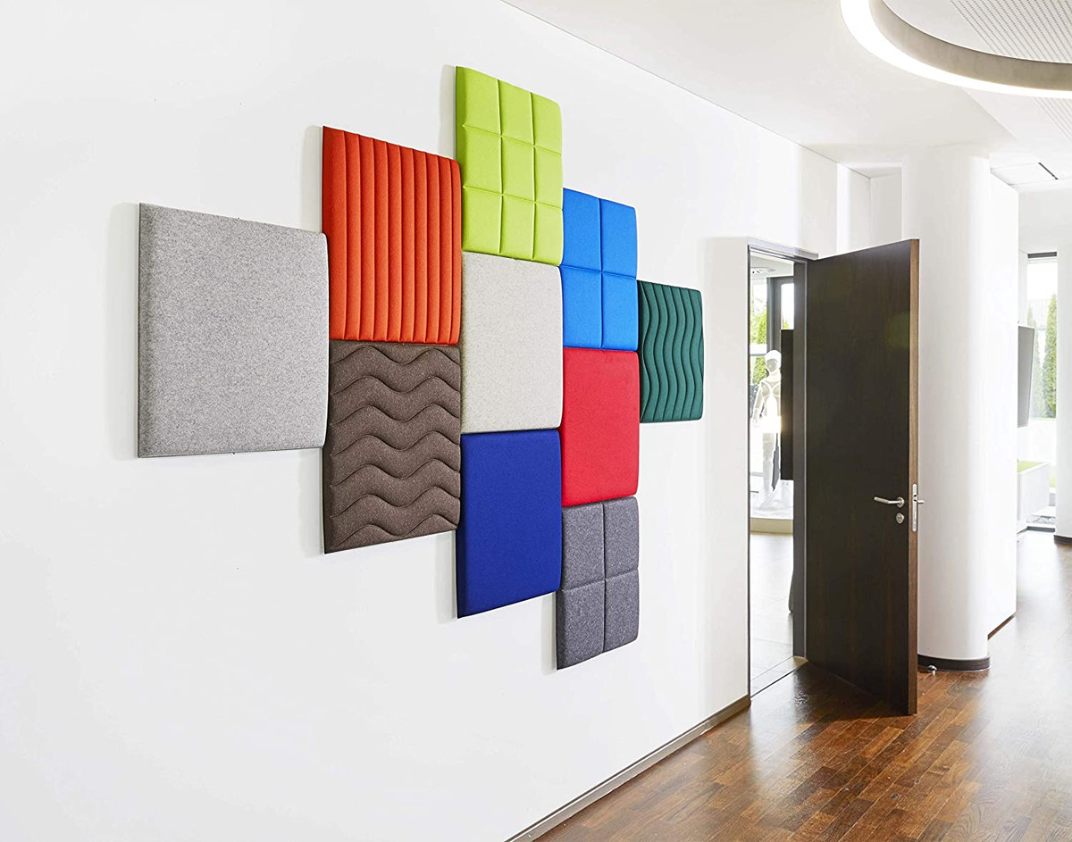 officio Akustik-Wandpaneel, 60x60 cm, schallabsorbierend, magnetisch ...