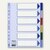 Esselte Kunststoff-Blanco-Register DIN A4, 225 x 297 mm, 6-teilig, 15260