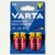 Varta Alkaline Batterie MAX TECH, Mignon AA LR6, 4er Pack, 04706101404