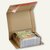 ColomPac Wickelverpackung für bis zu 5 CDs, 147 x 126 x -55 mm, braun, CP 20.01