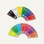Laurel Büroklammern Kunststoffklips, dreieckig, 25 mm, farbig, 500 Stück,0113-98