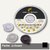 CD Befestigungs-Clips aus Kunststoff, Ø 35mm, schwarz, 100 Stück, 92581-1