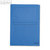 Exacompta Sichtmappen DIN A4, Karton, 120g/m², dunkelblau, 100 Stück, 50102E