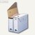 Archiv-Schachtel tric - 110 mm, DIN A4, für Hängemappen, grau/weiß, 10 Stück
