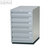 Bisley Schubladenschrank Serie F, 6 Schübe, mit Griffleiste, lichtgrau, 0493-645