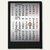 Walz 3-Monats-Wandkalender, 32 x 45 cm, 2 Jahre, schwarz, 5044