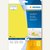 Herma Universal-Etiketten, 210 x 297 mm, neon-gelb, 20 Stück, 5148