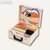 Moderationskoffer Compact, Holz mit Eckenschutz, Inhalt intensivfarben, M4103