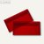 Briefumschlag DIN lang, haftklebend, 100 g/m², transparent-rot, 100 St.