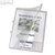 Angebotsmappe A4, PP, abheftb., Visitenkartenfach, bis 40 Blatt, transparent
