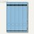 Rückenschilder, PC-Beschriftung, schmal/lang, 39 x 285 mm, blau, 125 Stück