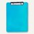 Klemmbrett/Clipboard für DIN A4, blau-transparent, 12 St., 5511-15