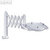 MAUL Telefon-Scherenarm 'elegant', m. Multifunktions-Platte, grau, 8313282