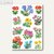 Herma Schmucketiketten DECOR, Gebirgsblumen, 10 x 3 Bl., 3582