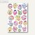 Herma Schmucketiketten DECOR, Gesichter, bunt, 10 x 3 Bl., 3531