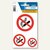 Herma Hinweisetiketten, 'Nicht rauchen', wetterfest, 10x 3 Etiketten, 5736