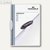 Durable Klemm-Mappe Swingclip DIN A4, bis 30 Blatt, weiß, 25 Stück, 2260-02