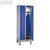 EVOLO Garderobenschrank, H185xB61xT50 cm, lichtgr/bl, 2 Abteile, 48010-20-7035