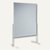 MAUL Moderationstafel MAULpro, 120 x 150 cm, Glasfaser, grau, 6380182