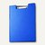 MAUL Schreibmappe mit Folienüberzug, DIN A4, Stiftschlaufe, blau, 12 St.,2339537